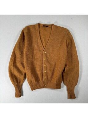 Vintage 1960s Drummond Mohair Cardigan Made In USA Sz M